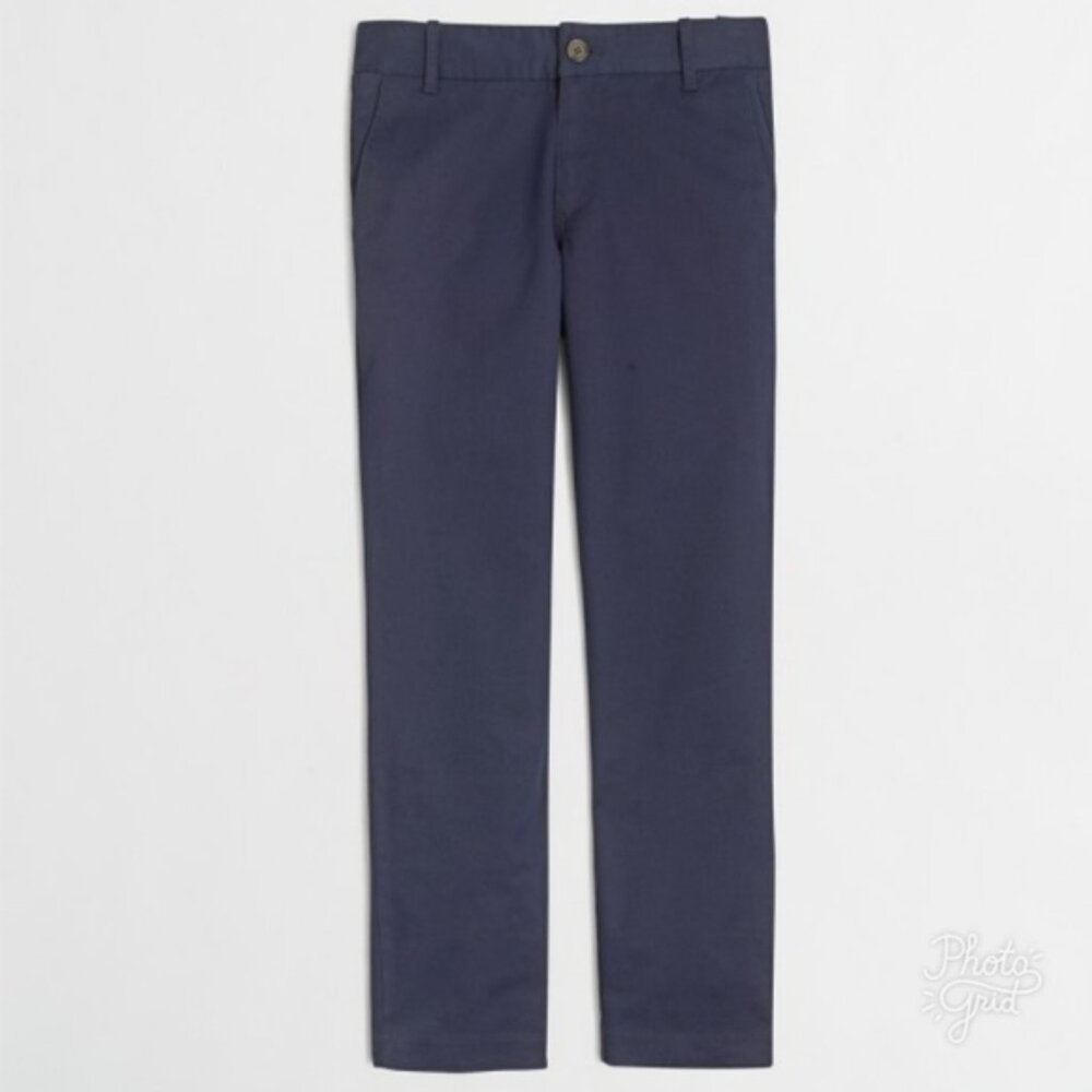 J. Crew - Frankie Chino Pant Low-Rise Slim Ankle 08621 | Size 4 | Blue Wash Navy